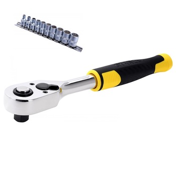 Set tubulare cu clichet 11 bucati, Starline Set tubulare cu clichet 11 bucati, Starline