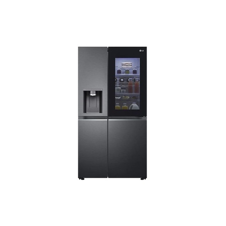 Frigider Side-by-Side LG GSXV91MCAE, clasa E, 635 litri, FreshZone, NoFrost, 179 cm inaltime, negru