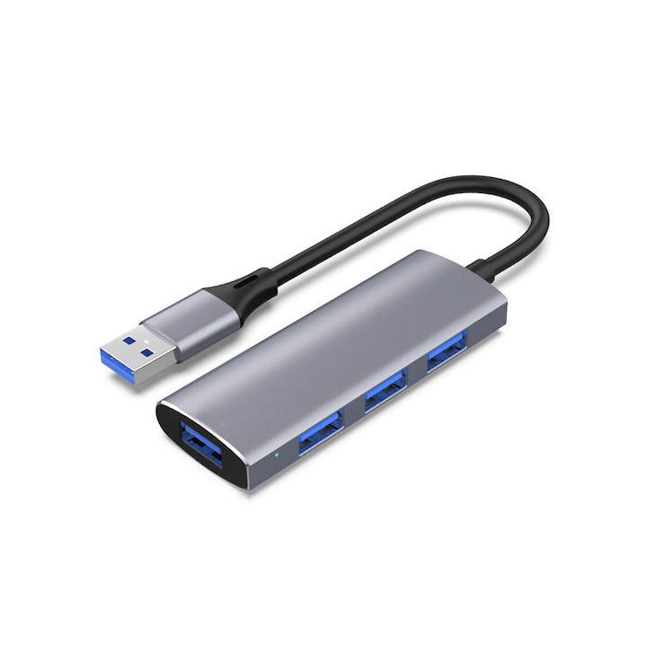 zggzerg USB hub, USB 3.0, micro USB töltés