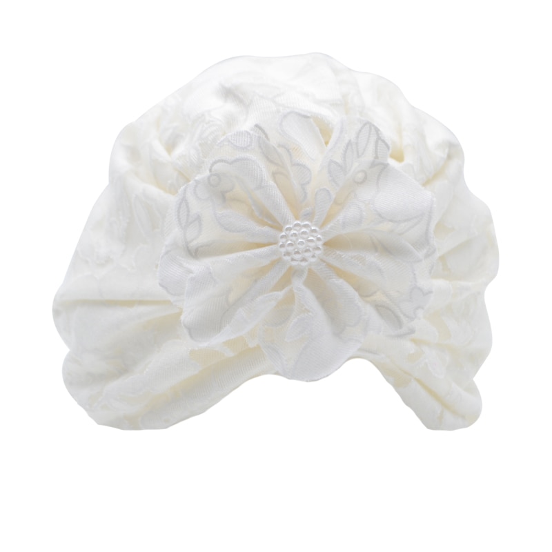 Turban pentru fete Piticot T-139-A-44, Alb