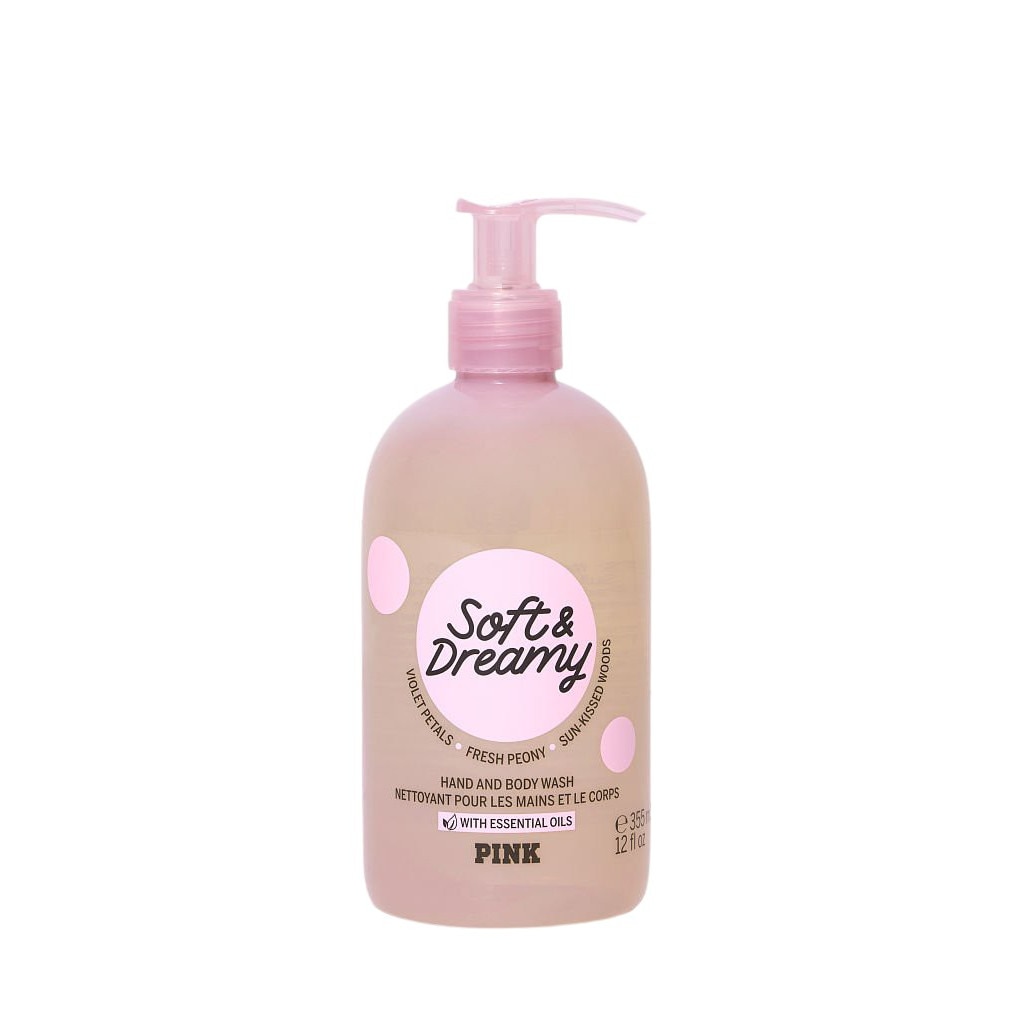 Sapun lichid pentru maini si corp, Soft Dreamy, Victoria's Secret PINK, 355 ml