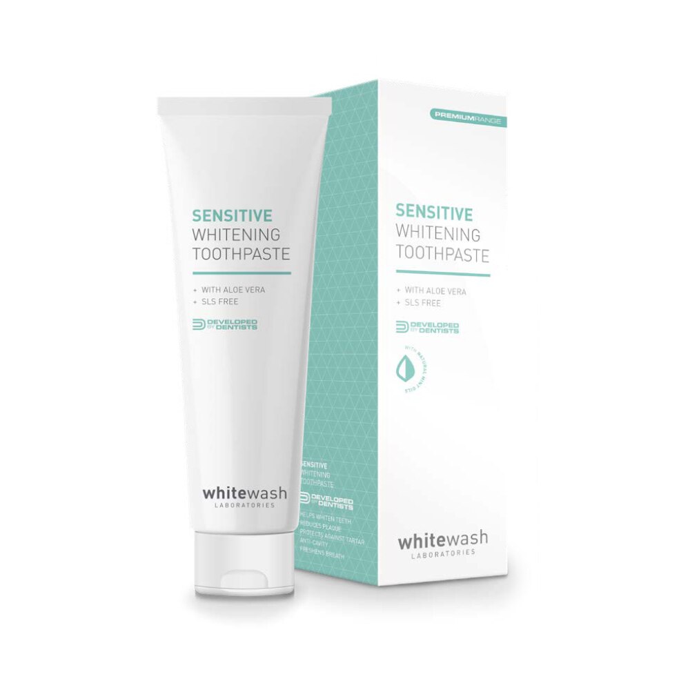 Pasta de dinti pentru albire, Sensitive, WhiteWash, 75 ml