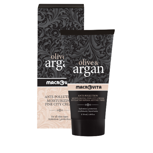 Crema de fata anti-poluare cu ulei de Argan si Masline 50 ml