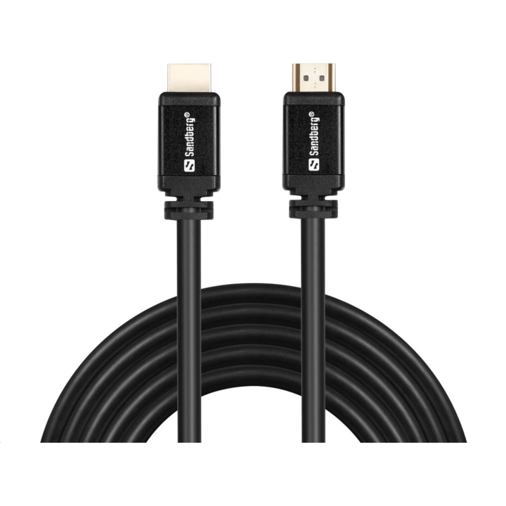 Sandberg HDMI 2.0 19M-19M, 10m HDMI kábel 10m HDMI A típusú (standard) Fekete