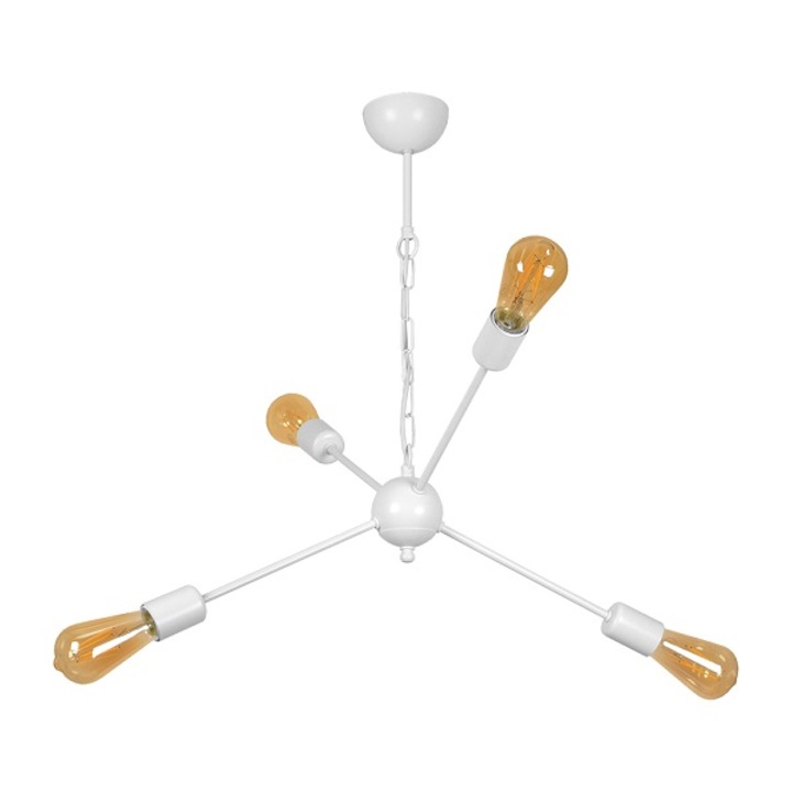 Candelabru Lightstyle Cross, 4xE27, Alb