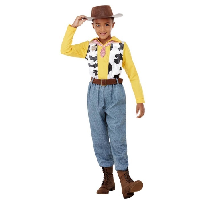 Gyermek Woody cowboy farsangi jelmez 120cm (5-6 éves korig)