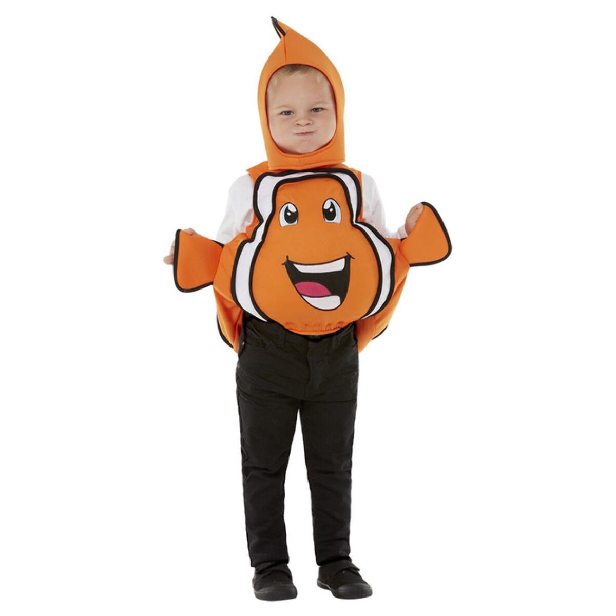 Costum carnaval peste portocaliu Nemo copii 98cm(1-2ani)