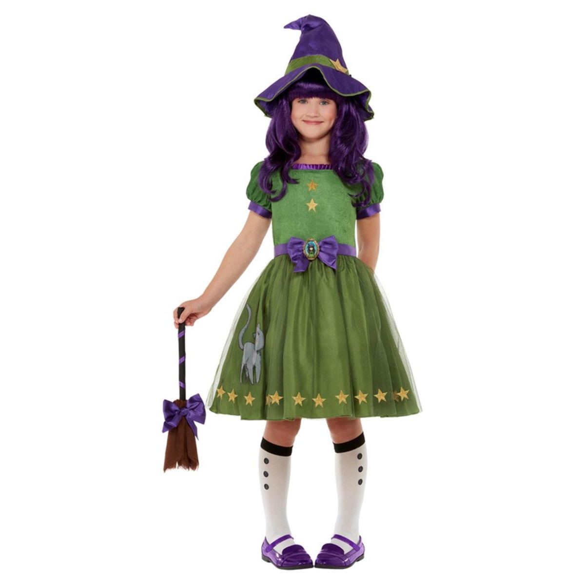 Costum carnaval vrajitoare Santoro The Hour copii 130cm(6-7ani)