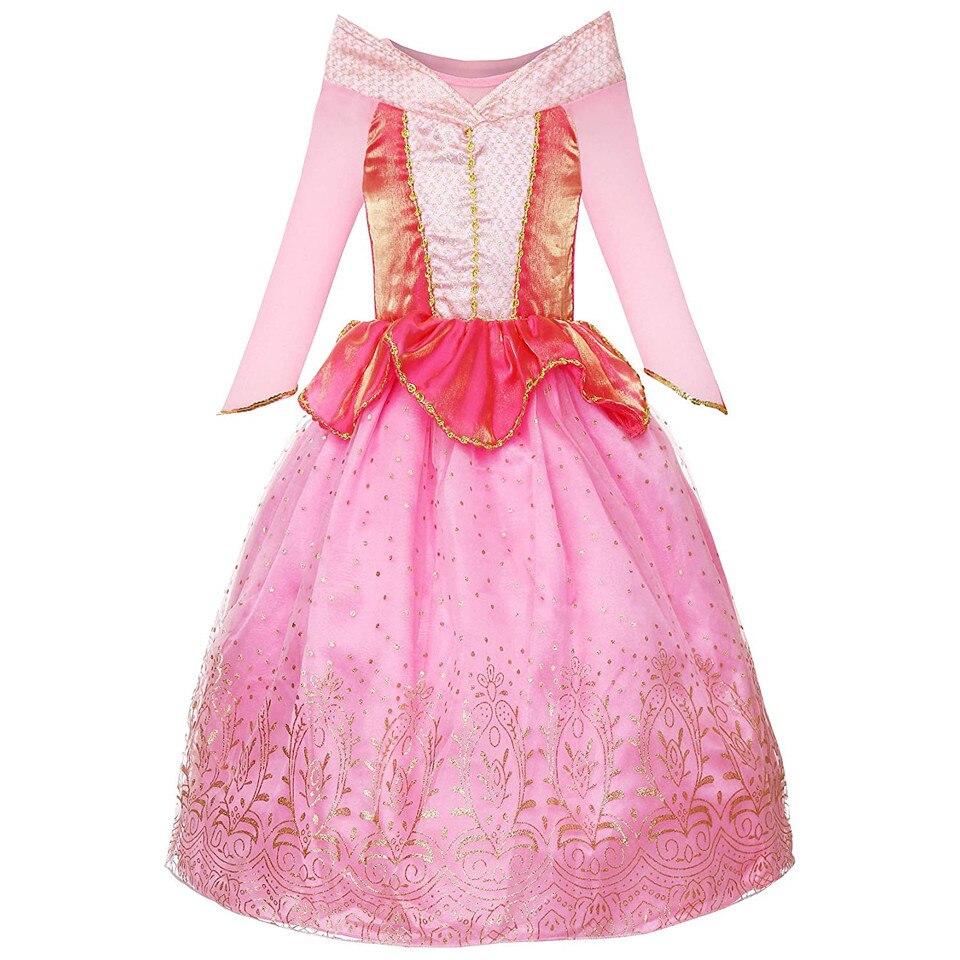 Rochita printese fete Jerry's Apparel, roz, 140 cm