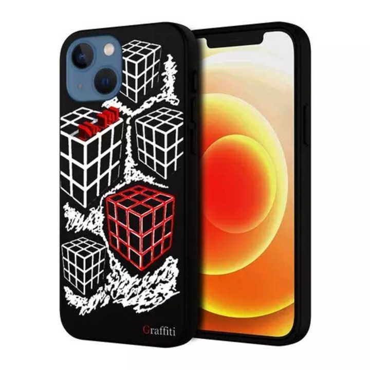 iPhone 13 Telefontok - Graffiti No.191 mintás szilikon tok