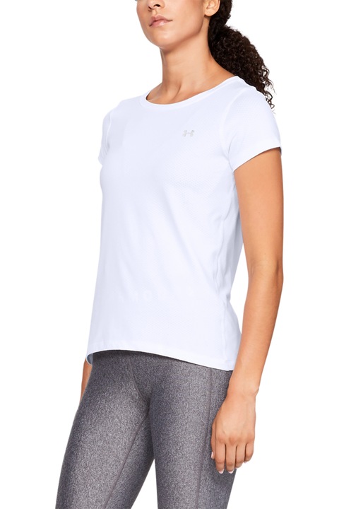 Under Armour, Tricou pentru antrenament HeatGear®, Alb optic