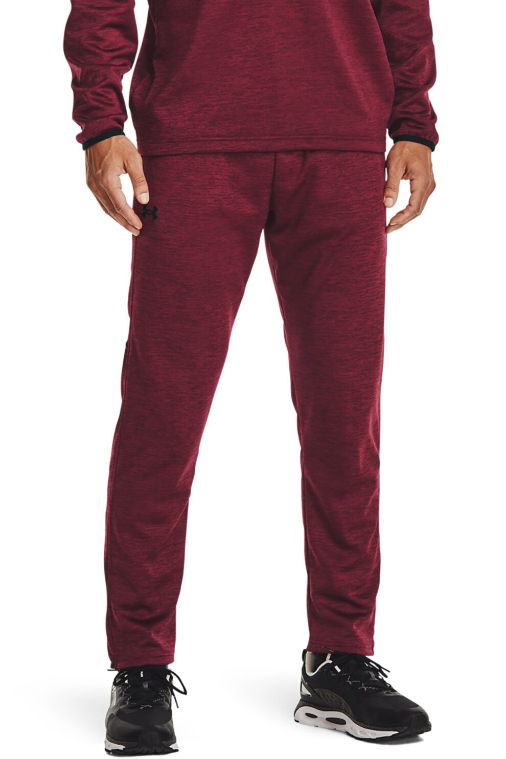 Under Armour, Pantaloni pentru antrenament Twist, Rosu bordeaux/Rosu