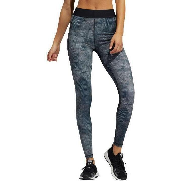 Colanti adidas Techfit Mid-Rise Floral 25200, Gri