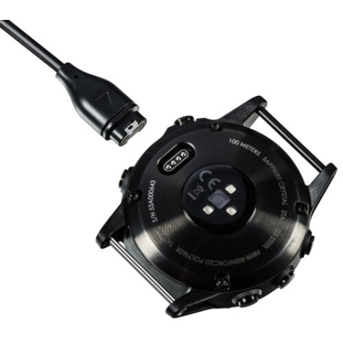 Cablu de incarcare USB compatibil Garmin Fenix 5X / 5 / 5S / 6S / Forerunner 935, 1 m, Negru