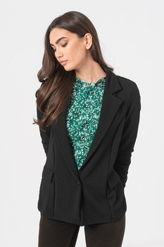 Sisters Point, Sacou cu revere decupate Cati, Negru Sisters Point, Sacou cu revere decupate Cati, Negru