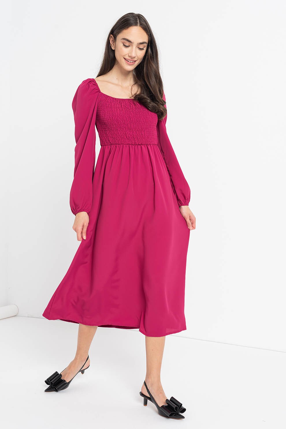 Sisters Point, Rochie midi evazata Gino, Zmeuriu