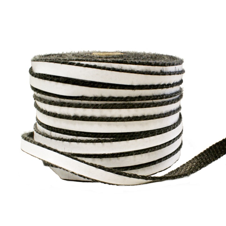 Banda autoadeziva din fibra de sticla grafitata, 2x8 mm, 50m/rola