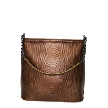 Geanta dama, casual, Zea, din piele naturala, bronz, 32x14x32 cm Geanta dama, casual, Zea, din piele naturala, bronz, 32x14x32 cm