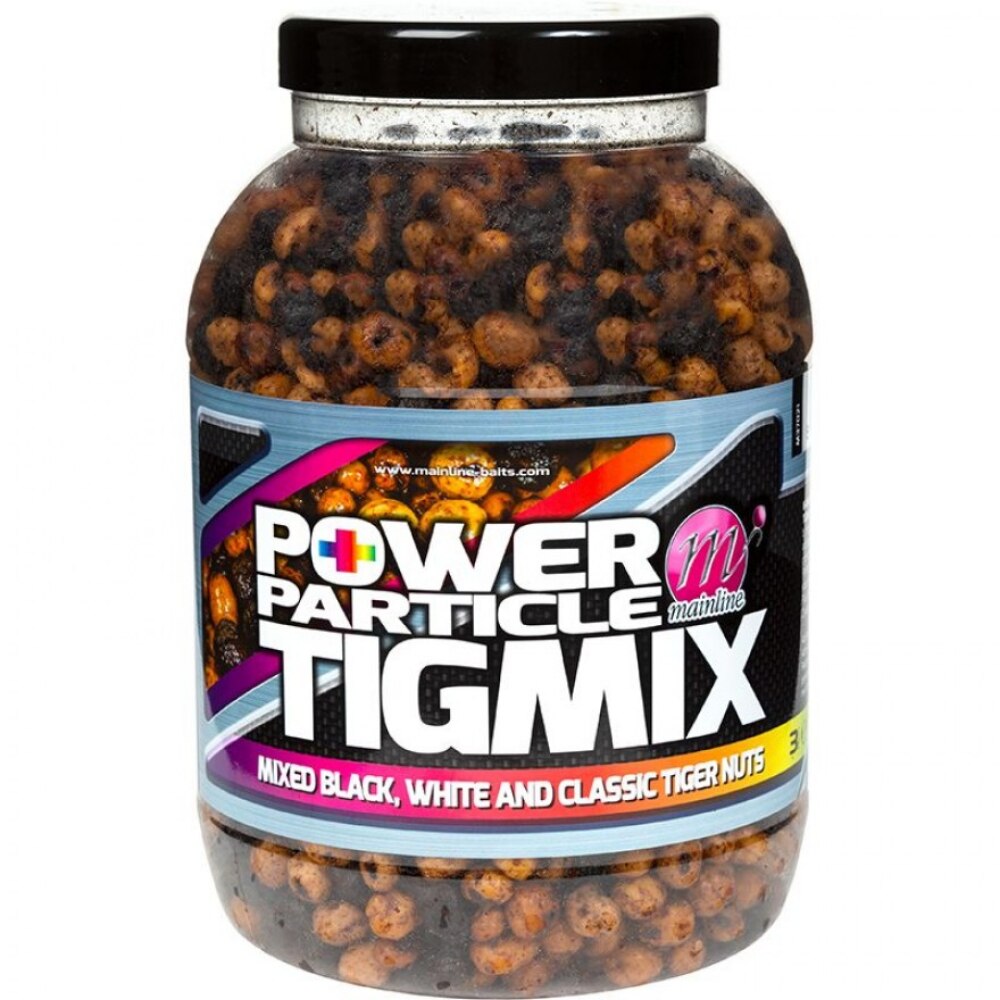 Groundbait Mainline Power Plus Particle TigMix, 3 l