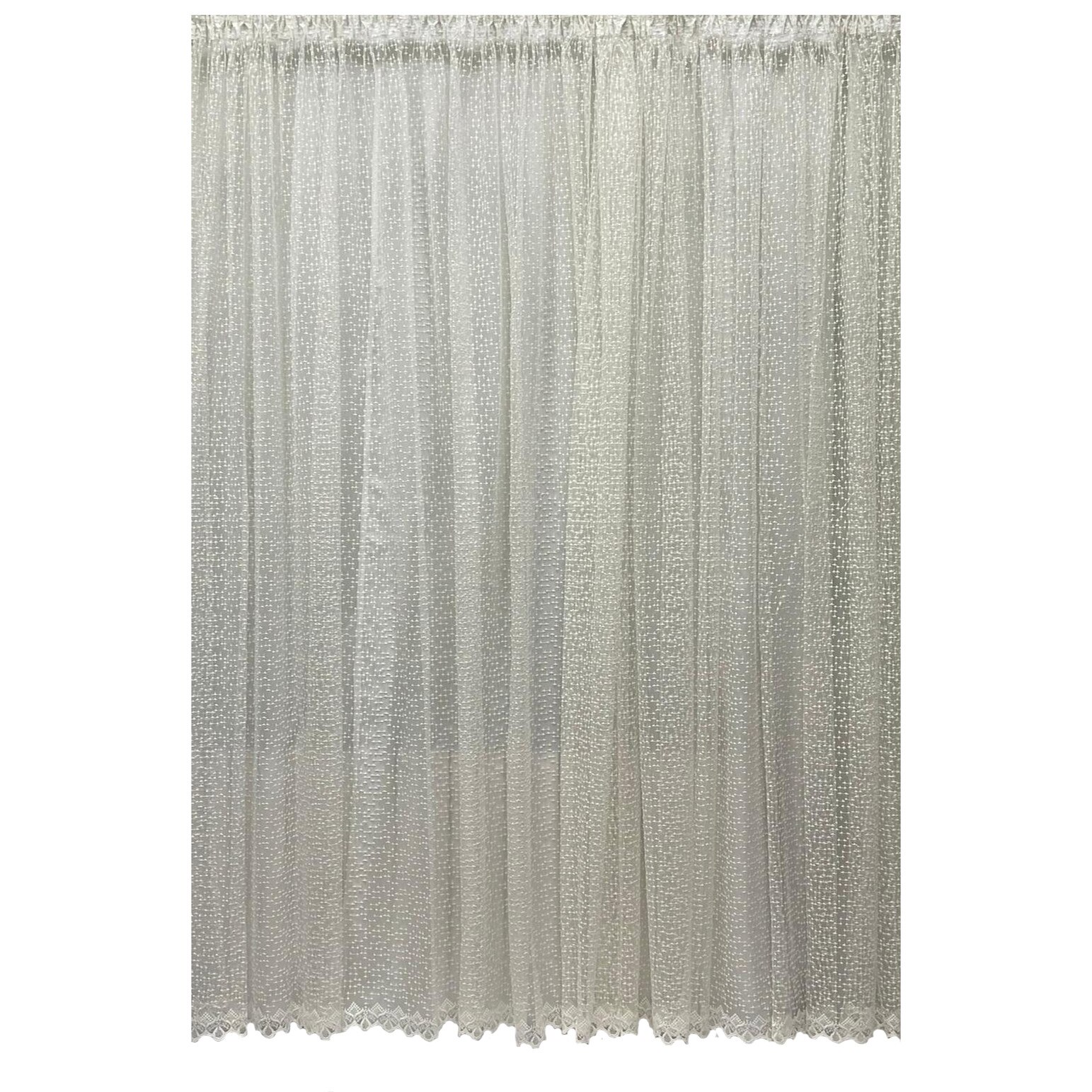 Perdea ivoire brodata, din colectia 