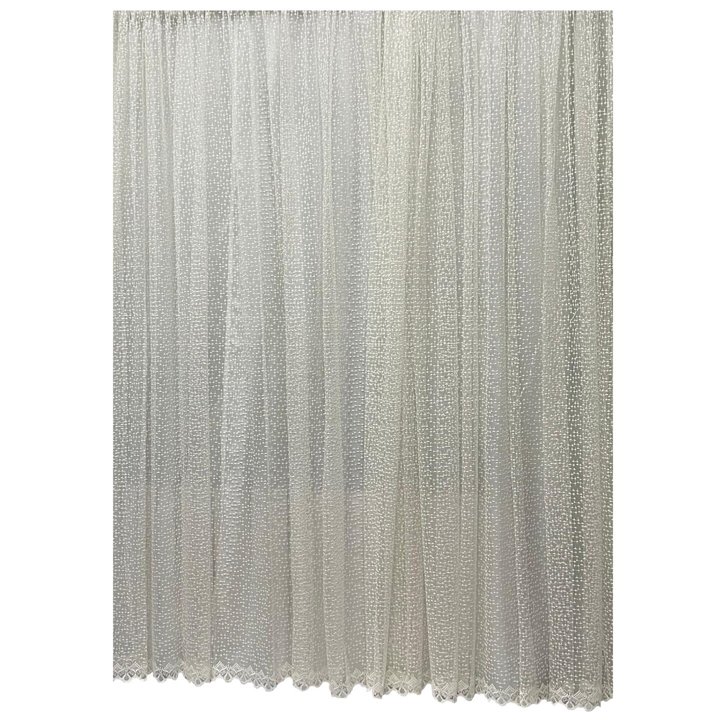 Perdea ivoire brodata, din colectia 