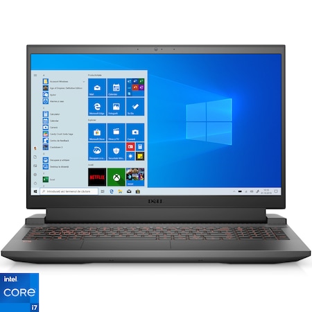 Лаптоп Gaming Dell Inspiron 5511 G15, Intel® Core™ i7-11800H, 15.6", Full HD, 165Hz, RAM 16GB, 1TB SSD, NVIDIA® GeForce® RTX™ 3060 6GB, Windows 10 Home, Dark Shadow Grey