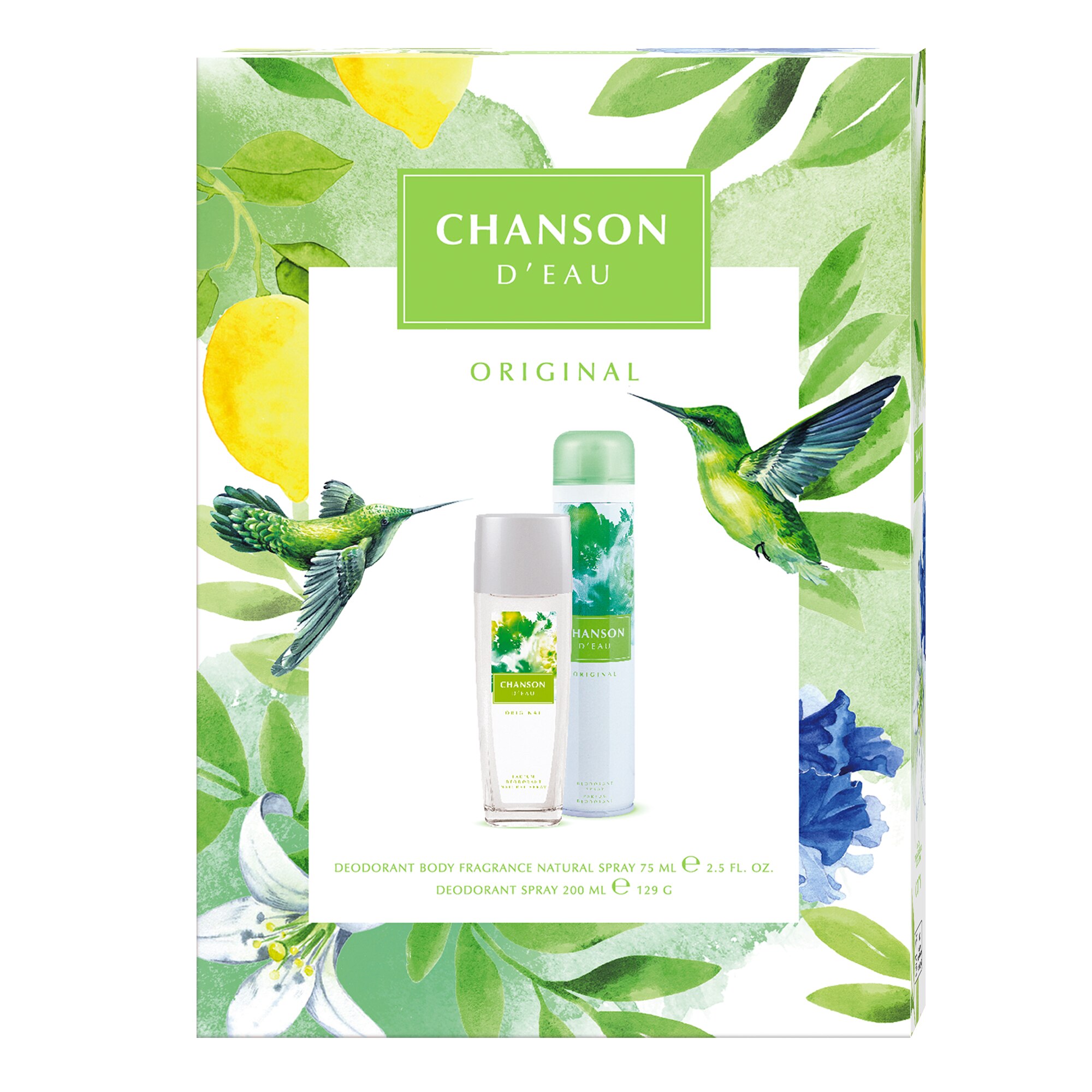 Set cadou Chanson D'Eau: Deodorant spray, 75 ml + Deodorant spray, 200 ml