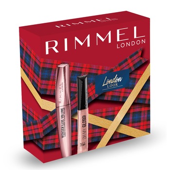 Set cadou Rimmel: Mascara Wonder'Luxe Volume 001 Black, 11 ml + Luciu de buze Oh My Gloss! Plump 210, 6.5 ml Set cadou Rimmel: Mascara Wonder'Luxe Volume 001 Black, 11 ml + Luciu de buze Oh My Gloss! Plump 210, 6.5 ml