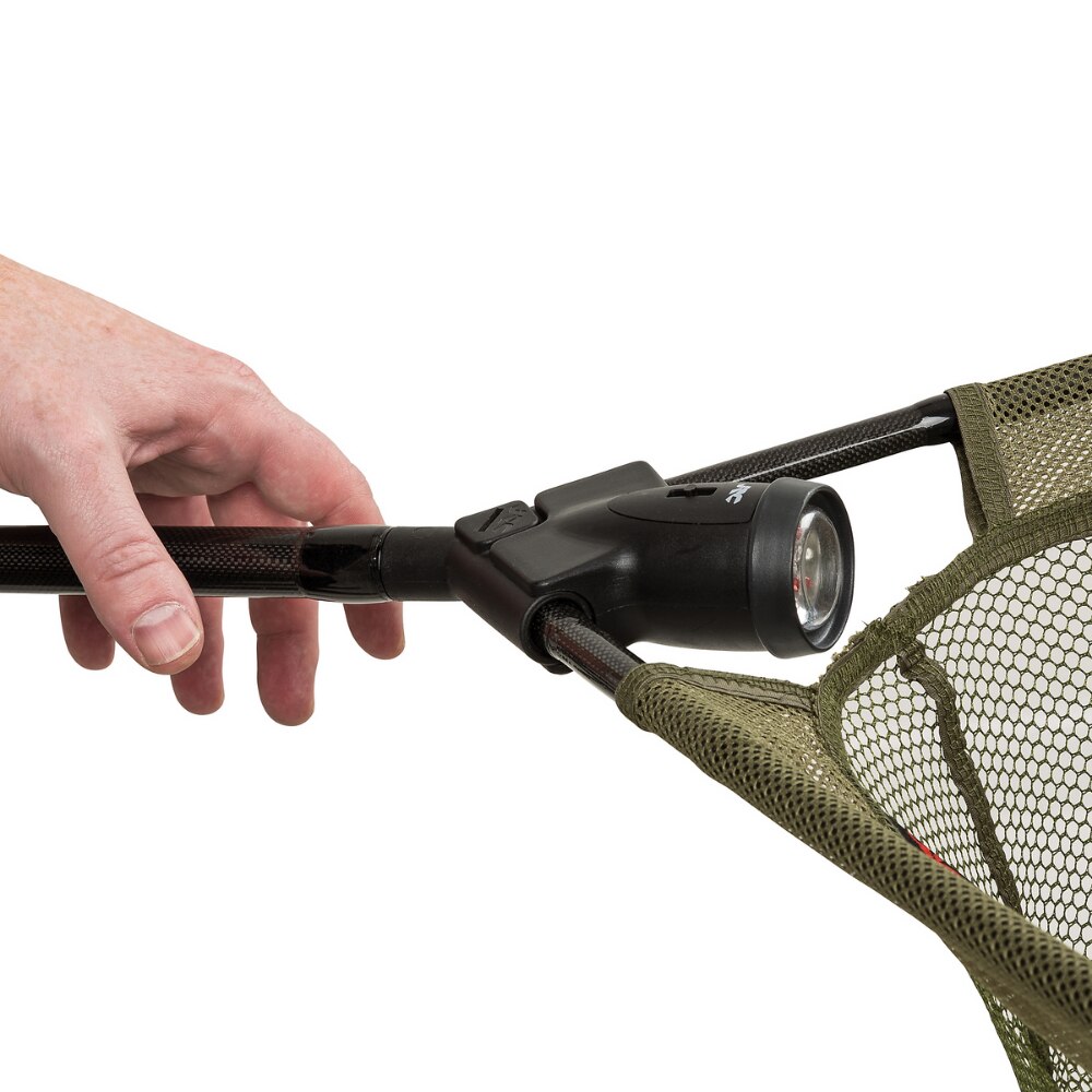 Minciog cu Lanterna JRC Extreme TX Landing Net, Verde/Negru