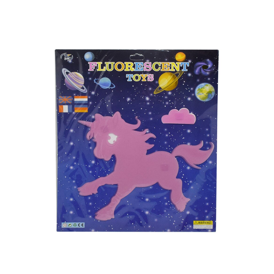 Figurina fosforescenta, D2953 Unicorn Roz