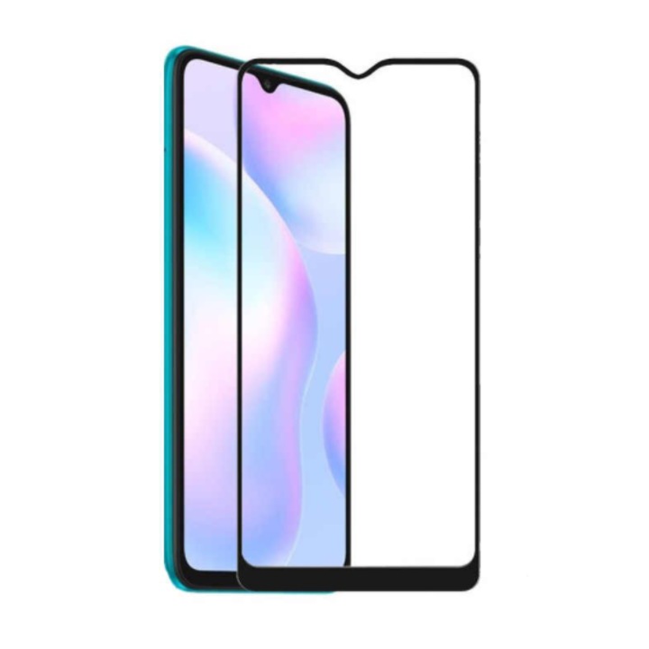 Стъклен Протектор TA TECH ARMOR за Xiaomi Redmi 9A, Прозрачен/ Черен
