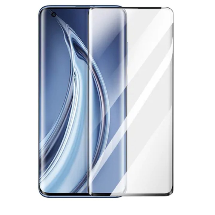 Xiaomi Mi 10T képernyővédő fólia, High, Fekete