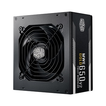 Sursa Cooler Master 650W real MPE-6501-AFAAG-EU, MWE Gold 650 V2, silent HDB fan 120mm, 80 Plus Gold, 4x PCI-E 6+2, 8x S-ATA, modulara Sursa Cooler Master 650W real MPE-6501-AFAAG-EU, MWE Gold 650 V2, silent HDB fan 120mm, 80 Plus Gold, 4x PCI-E 6+2, 8x S-ATA, modulara