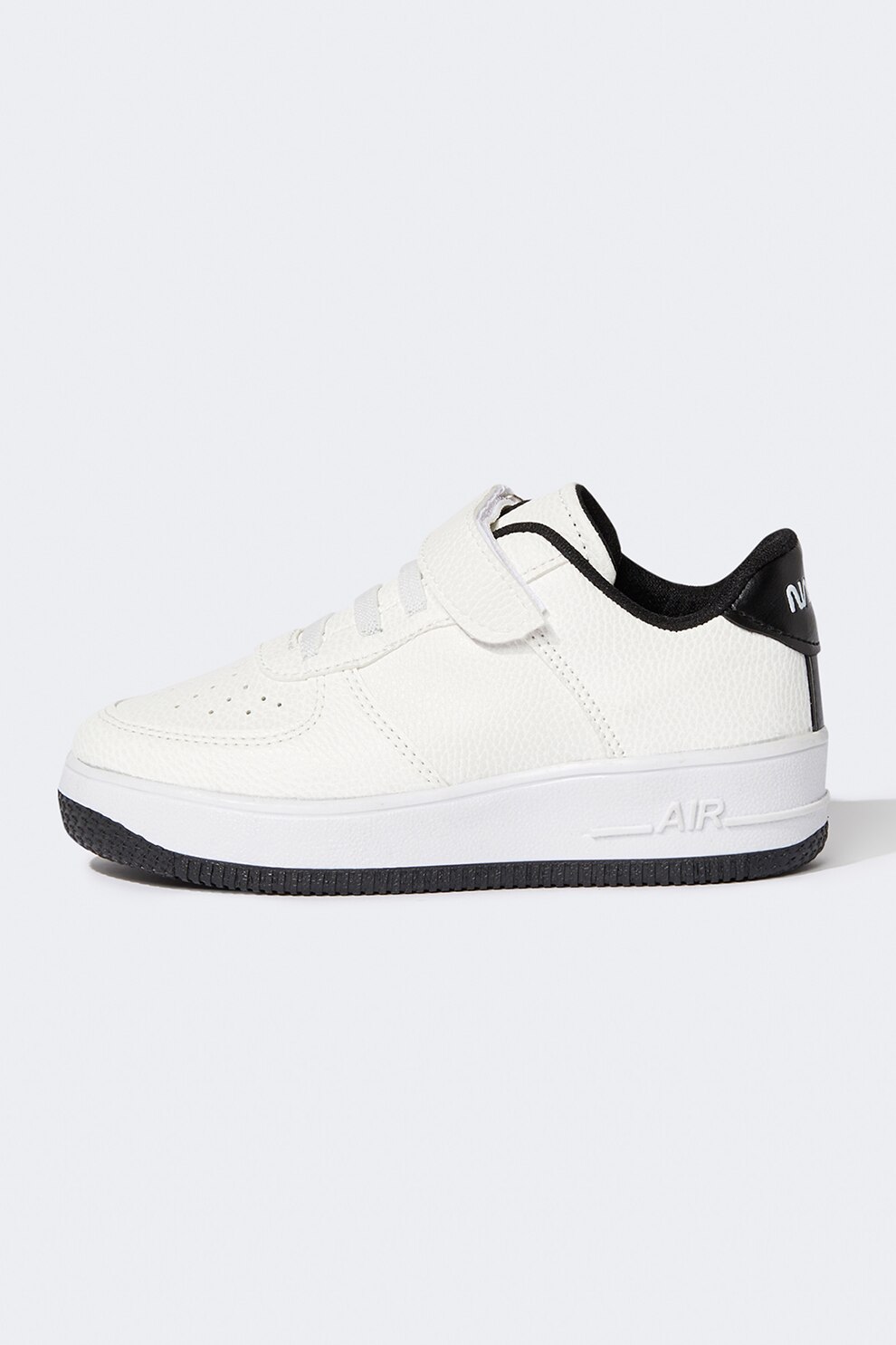 DeFacto, Pantofi sport cu detalii perforate, Alb