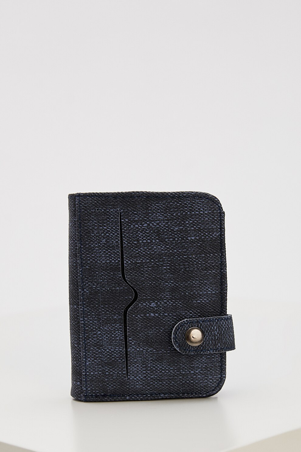 DeFacto, Portofel cu sloturi multiple pentru carduri, Bleumarin/Negru