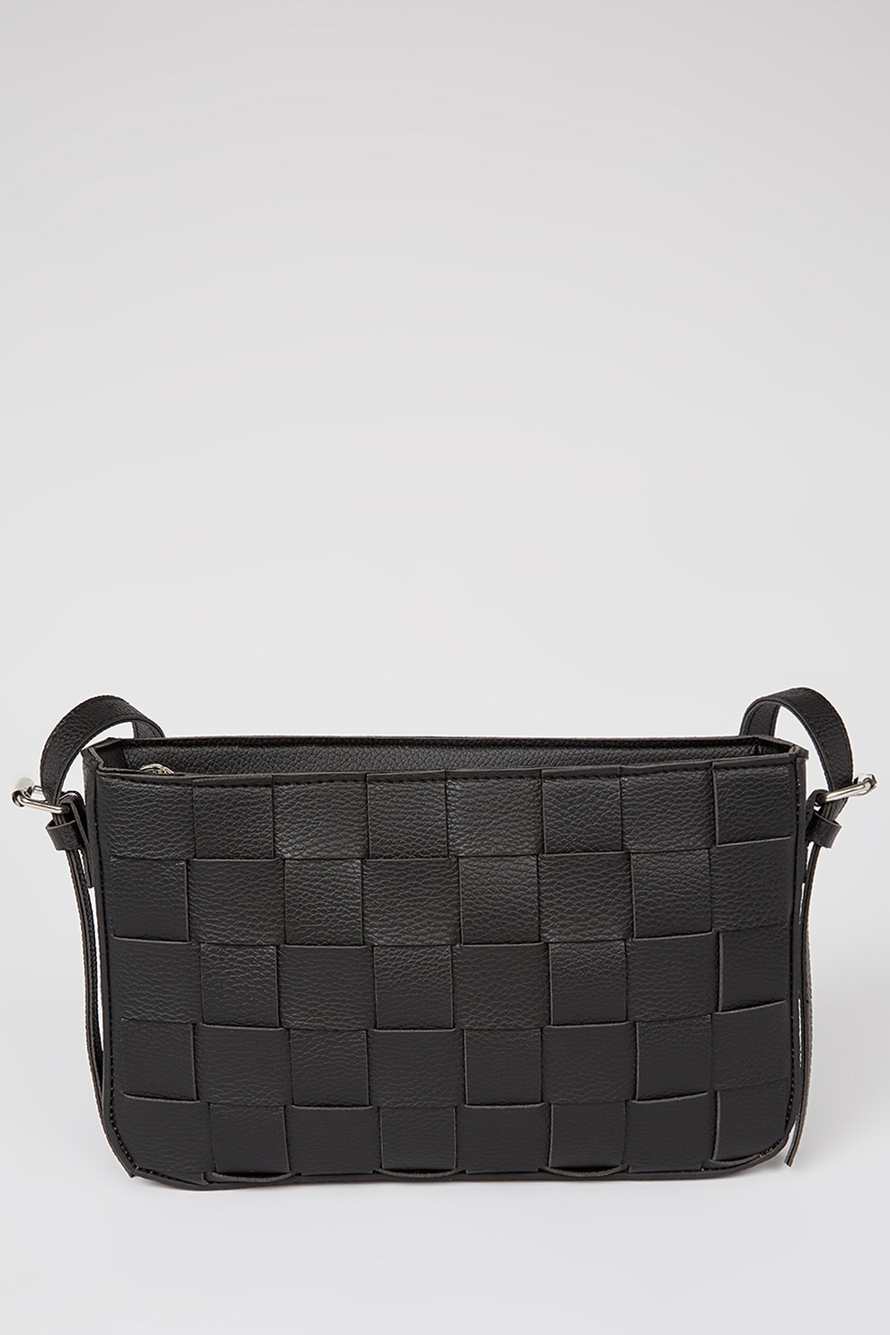 DeFacto, Geanta din piele ecologica cu bareta de umar, Negru