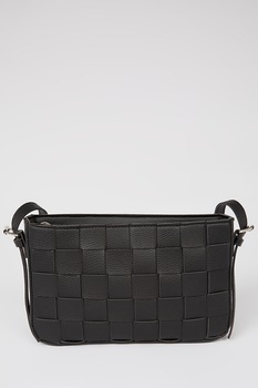 DeFacto, Geanta din piele ecologica cu bareta de umar, Negru DeFacto, Geanta din piele ecologica cu bareta de umar, Negru