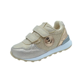 Pantofi sport pentru fete American Club ES26/19AU-22, Auriu 20214 Pantofi sport pentru fete American Club ES26/19AU-22, Auriu 20214