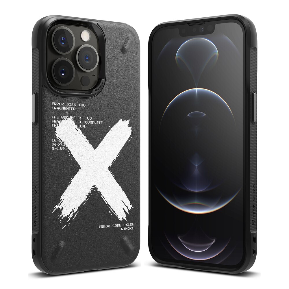 Husa Spate Premium Ringke Fusion Onyx Design X Compatibila Cu iPhone 13 Pro Max, Negru