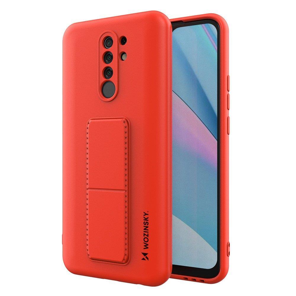 Carcasa compatibila Xiaomi Redmi 9, Wozinsky, Silicon, Rosu