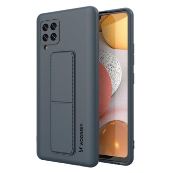 Husa de protectie Wozinsky, Kickstand Case, Compatibila cu Samsung Galaxy A42 5G, Bleumarin Husa de protectie Wozinsky, Kickstand Case, Compatibila cu Samsung Galaxy A42 5G, Bleumarin