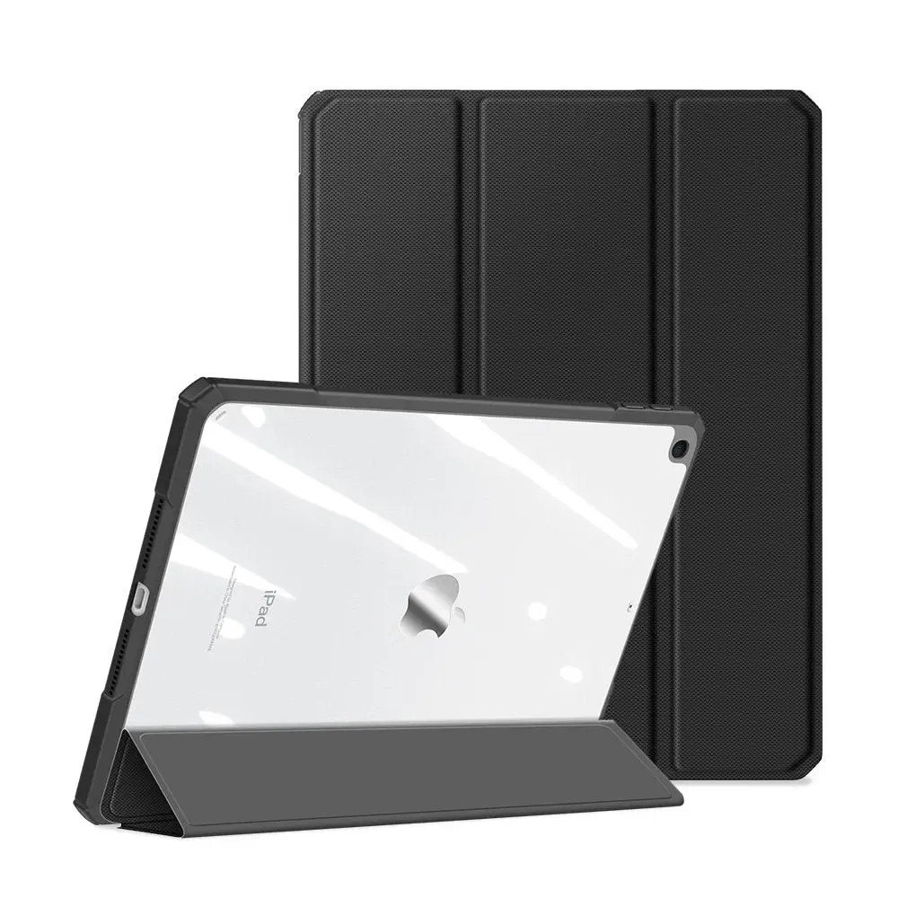 Husa pentru iPad 7/8 (10.2"), DuxDucis, Piele, Negru