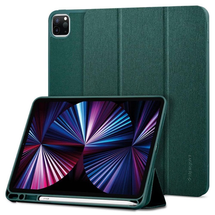 Husa Spigen Urban Fit compatibila cu iPad Pro 11" (2020/2021), Verde