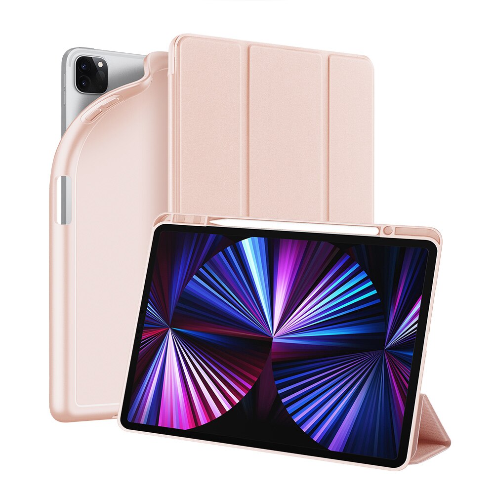 Husa de protectie, DUX DUCIS, Osom, pentru iPad Pro 12.9'' 2021, Roz