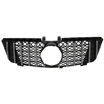 Grila centrala compatibila cu Mercedes ML W164 (2008-2011) Negru Crom GTR Panamericana Design Grila centrala compatibila cu Mercedes ML W164 (2008-2011) Negru Crom GTR Panamericana Design