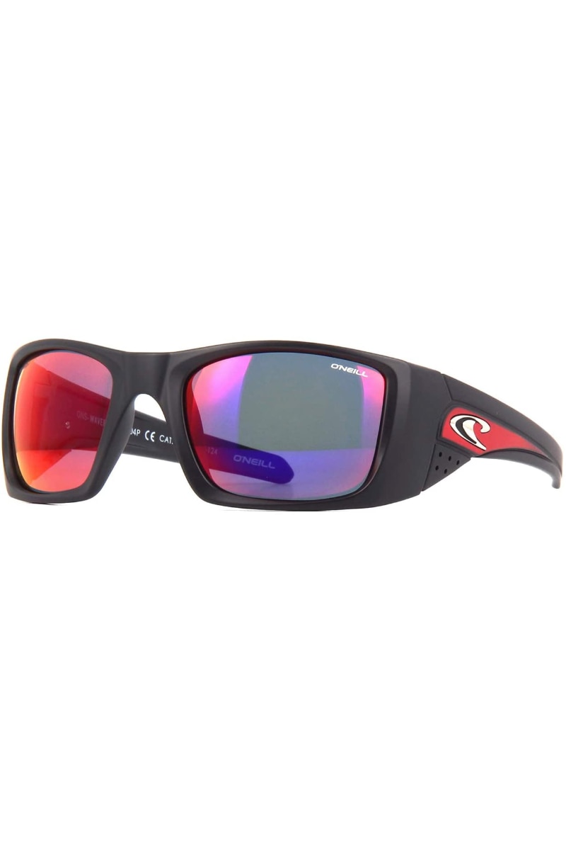 Ochelari de soare barbati, Oneill, Waverider-104P , Dreptunghiular, Polarizati, Policarbonat, One size, Negru