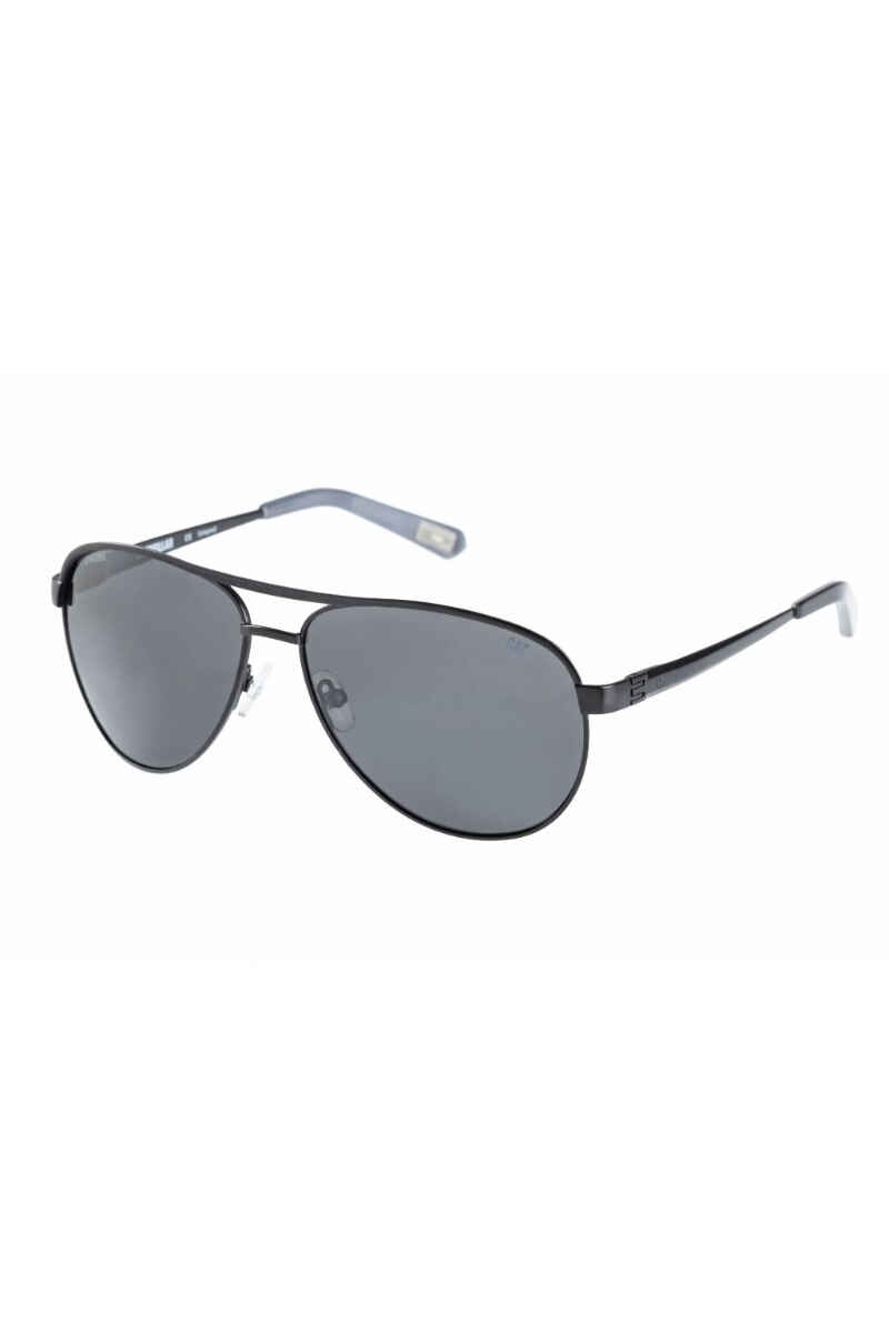 Ochelari de soare barbati, Caterpillar, Armature 004P, Dreptunghiular, Polarizati, Metal, One size, Negru