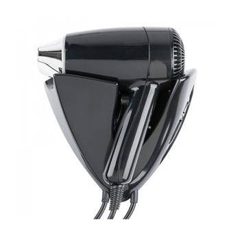 Uscator de par, pentru hotel, realizat din ABS, buton ON/OFF, 1800 W, montarea pe perete, negru Uscator de par, pentru hotel, realizat din ABS, buton ON/OFF, 1800 W, montarea pe perete, negru