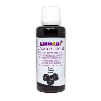 Colorant alimentar lichid negru, 50ml - recomandat pentru ciocolata - Lumea Colorant alimentar lichid negru, 50ml - recomandat pentru ciocolata - Lumea