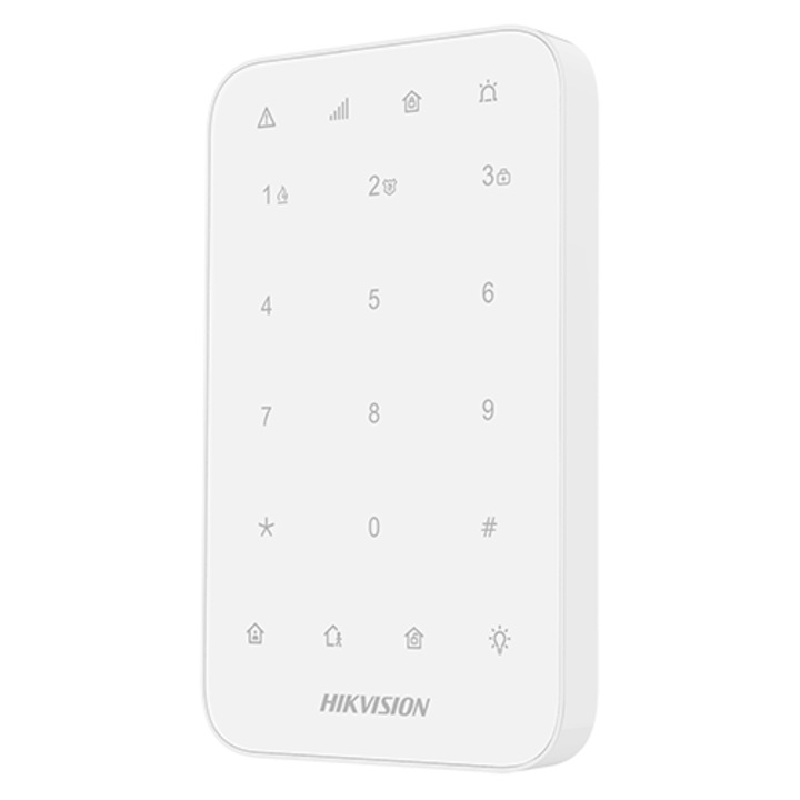 Tastatura wireless AX PRO Hikvision DS-PK1-E-WE, 868MHz two-way Tri-X wireless